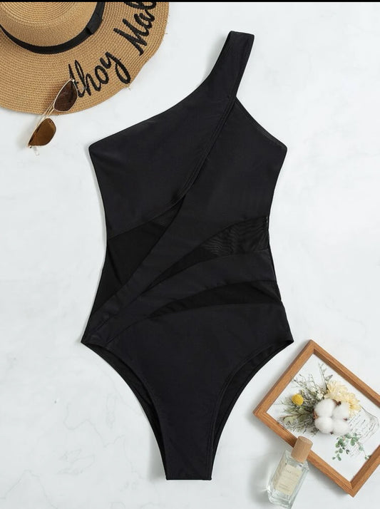 Women's Swimsuit Sexy Solid Color One-piece Swimsuit Bikini