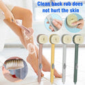 Dual-purpose Shower Brush Multifunctional Detachable Bath Brush Back Body Bath Shower Sponge Scrubber Brushes With Handle Massager Bathroom Brush Gadgets