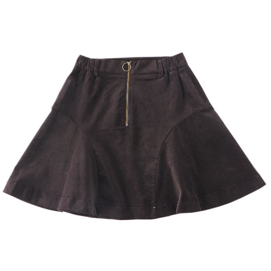 Women's Casual Fashion A-Line Corduroy Skirt