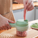 Home Fashion Wireless Hand-held Vegetable Cutter