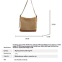 Large Capacity Summer Seaside Vacation Beach Woven Straw Bag