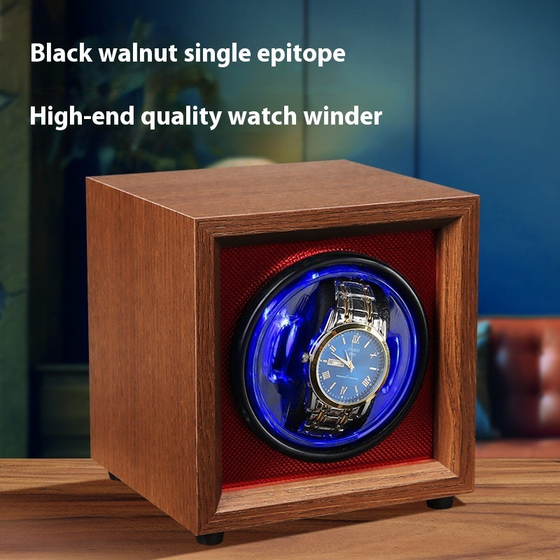 Black Walnut Single Meter Vertical Automatic Mechanical Watch Shaker