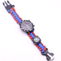 Parachute Cord Braided Survival Firestone Compass Watch