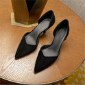 Summer New Stiletto Heel Pointed Black High Heels