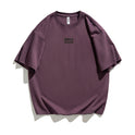 Men's Simple Versatile Loose Plus Size Crew Neck Half Sleeve Bottoming Shirt