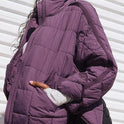 Women's Lightweight Zip Compression Cotton Jacket Short Down Jacket Coat