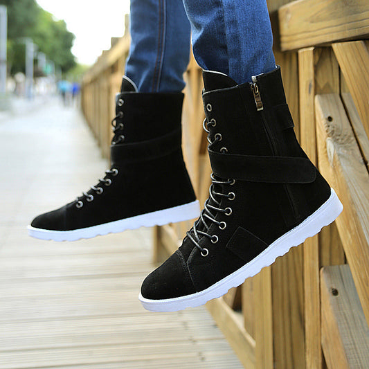 Casual High Top Martin Boots Men's Cotton Boots