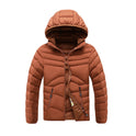 Men's Winter Rib Cotton-padded Coat Fleece-lined Long Sleeve