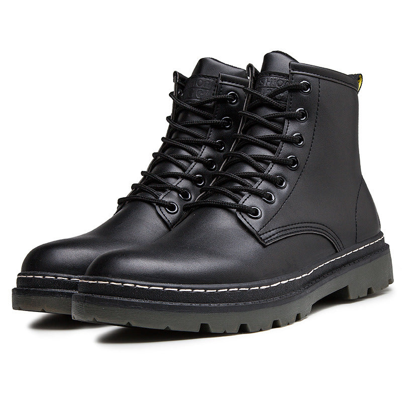 Men's platform motorcycle fashion Martin boots