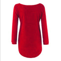 Solid color long-sleeved women's sweater tops Europe and the United States big plush