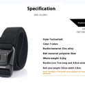 Quick Release Release Buckle Tactical Nylon Stretch Belt