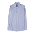 Fall Winter Men Long Sleeve Striped Shirt