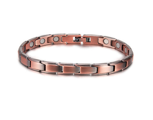 Pure Copper Bracelet Retro Bottom Full Magnetic