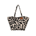 Popular Leopard Print Large Capacity Nylon Canvas Tote Dot Bag