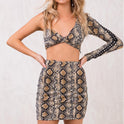 Women's New Hot-selling Sexy Snake Print Skirt