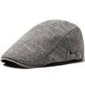 Men's Breathable Retro Casual Cotton And Linen Beret