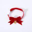 Spring Festival Christmas Velvet Hand Bow Tie Anti-suffocation Buckle