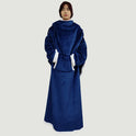 Solid Color Household Wearable Long-sleeved Warm Blanket