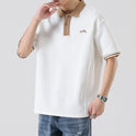 Men's Simple Contrast Color Fashion Embroidered T-shirt