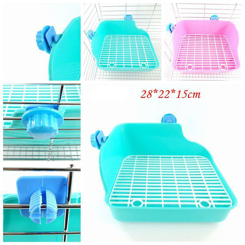 Pet Rabbit Chinchilla Guinea Pig Square Lace Toilet