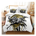 Dinosaur 3D Bedding Three-piece Home Textile Set