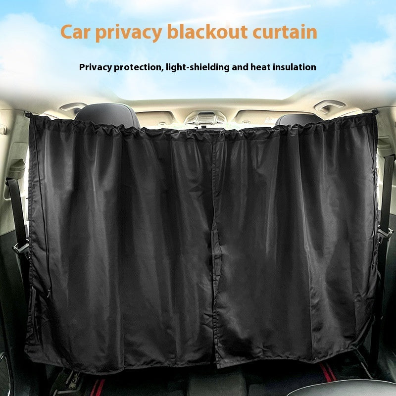 Sun Protection Heat Insulated Sunshade Car Front And Rear Privacy Partition Curtain