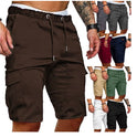 Tight Elastic Pants Men's Cropped Shorts Pants