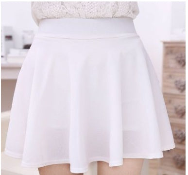 Spring and summer new Korean version of the high waist pettiskirt sun skirt anti-light safety half-length skirt explosion