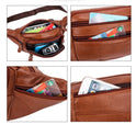 Fashion New Men's Leather Belt Bag Messenger Bag