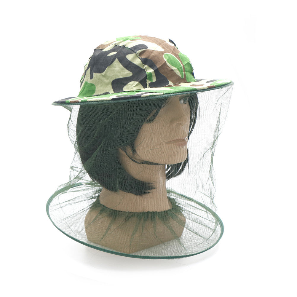 Digital Camouflage Unlined Shawl Hat Wild Mosquito Hat Beekeeping And Bee Hat