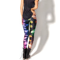 Multi color fantasy jellyfish Digital Print Leggings