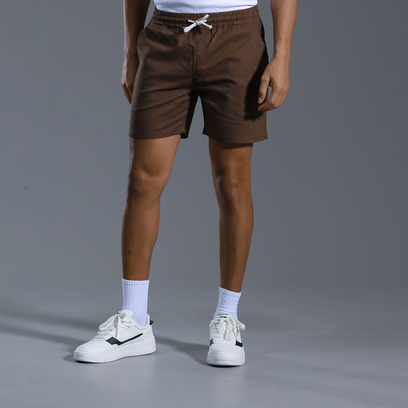 Men's Loose Neutral Couple Wear Spring And Summer Thin Linen Cotton Blended Casual Short-length Pants