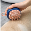 New 2 In 1 Pet Cat Dog Cleaning Bathing Massage Shampoo Soap Dispensing Grooming Brush Pets Supplies