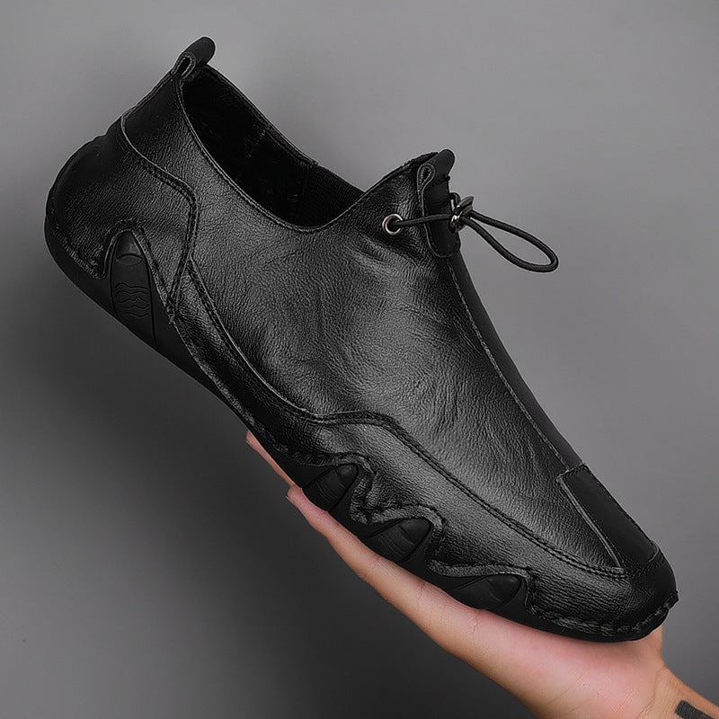 Men's Plus Size Sports Genuine Leather Leather Shoes