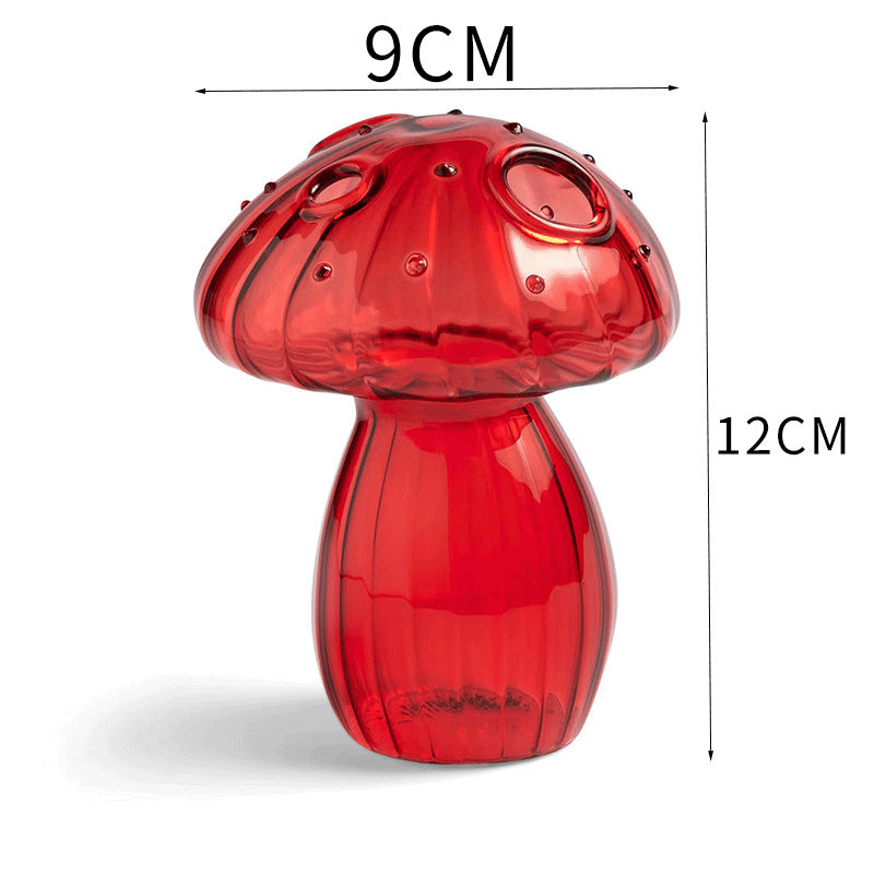 Household Glass Mushroom Vase Aromatherapy Bottle