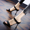 New Fairy Style Fashion Net Red Stiletto High Heel Sandals