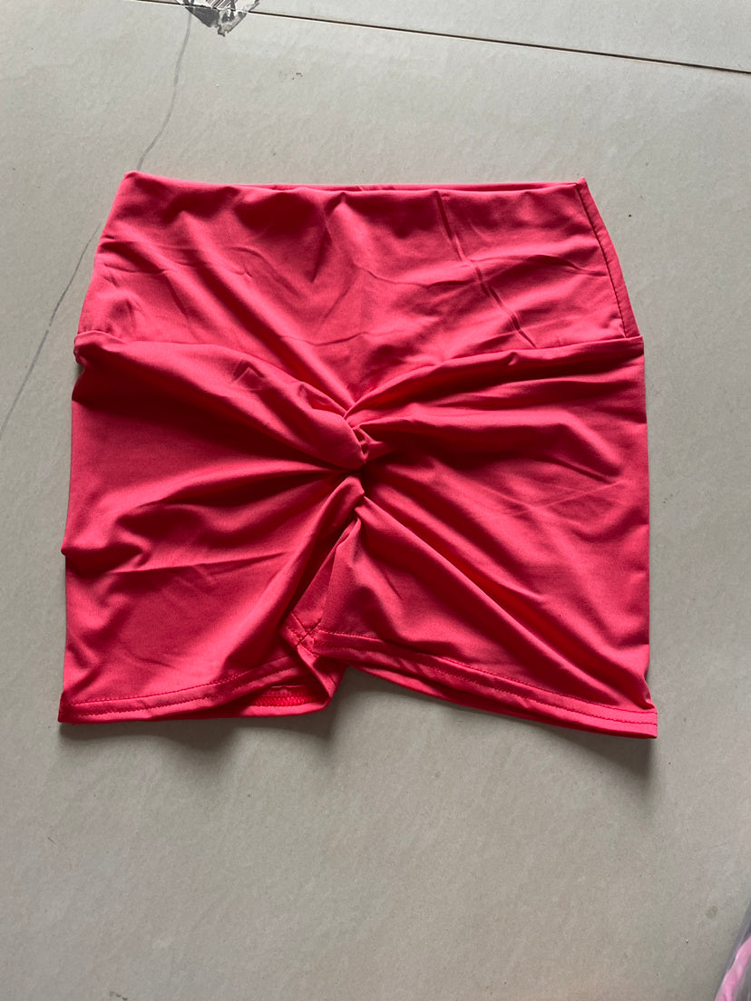 Yoga Three-point Pleated Shorts, Hip-lifting And Slimming Sports Leggings