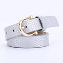 New Style Personalized Straw Mat Pattern Decorative Dress Belt