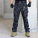 Winter Tactical Pants Men's Fleece-lined Waterproof Shark Skin Soft Shell Tactical Pants