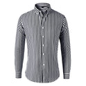 Men's Long-sleeved Slim Casual Striped Shirt