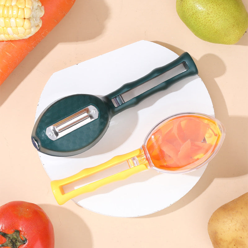 Peeling Knife With Storage Lid Fruit And Potato Peeler Kitchen Gadgets