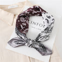 Women's New Small Square Retro Cashew Professional Scarf