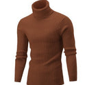 Men's Turtleneck Long Sleeve Sweater Casual Sweater Top