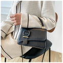 Korean Style Simple Fashion Shoulder Textured Small Square Bag