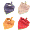 Plaid Double Sided Cotton Pet Scarf