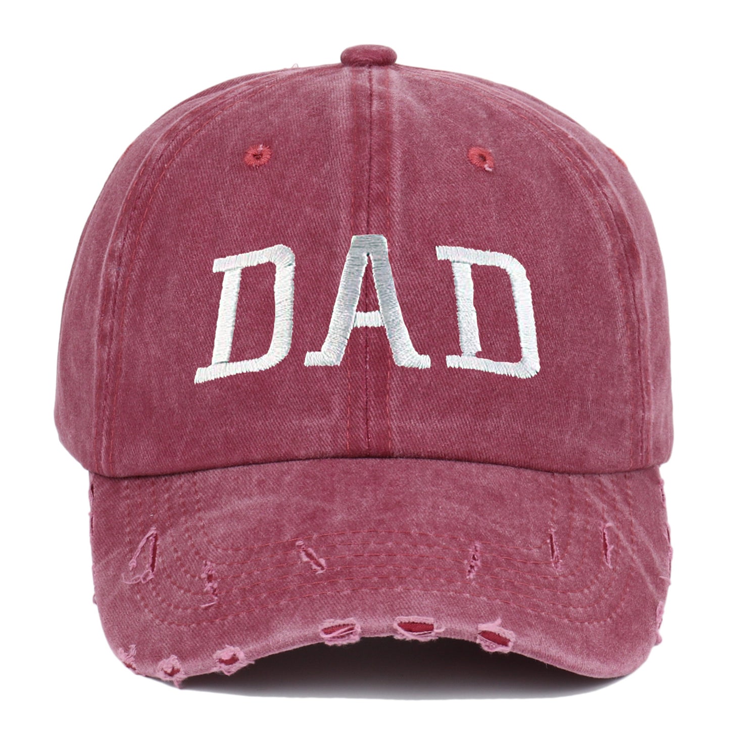 Personalized Embroidered Washed-out Vintage Distressed Baseball Hat