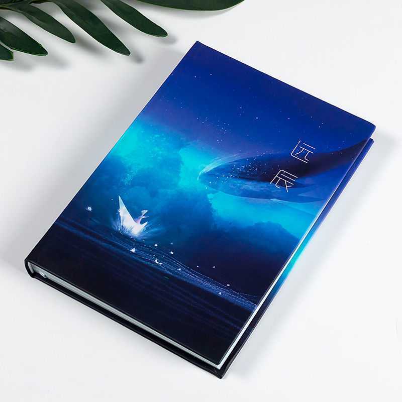 Chinese Style Whale Coloring Diary Sub-stationery A5 Notebook