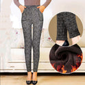 Plush Thickened Large Size Middle-aged And Elderly Leggings Female