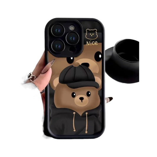 Cool Cute Bear Phone Case Cute Personality