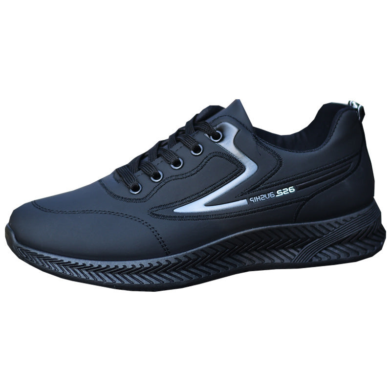 Waterproof Everything Tide Shoes Black Non-slip Casual Shoes